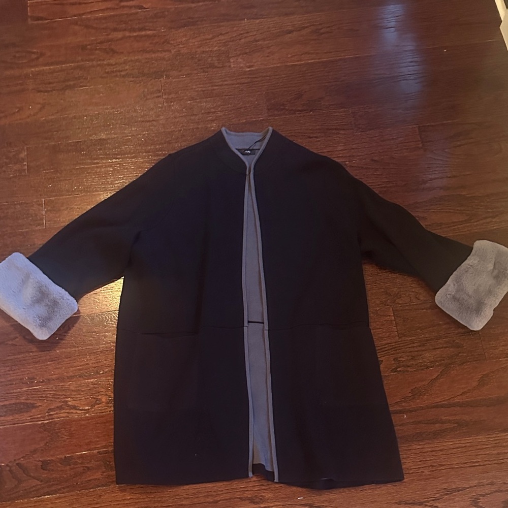 Alfani Black and Gray Women's Jacket